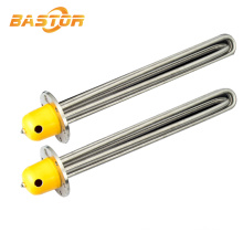 china supplier stainless steel industrial liquid electric tubular immersion water flanged heaters